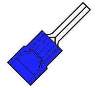 Insulated Pin Connector P10 SuperPidg 1.5-2.5mm Nylon - 156657 [100 Pieces]