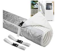Insulated Portable AC Hose Cover Adjustable Sleeve for Duct