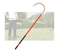 Insulated Pull Hook,Non-Conductive Electrical Safety Life-Saving Pole,for Emergency Situations in Protection Substations(Red,1 meter)