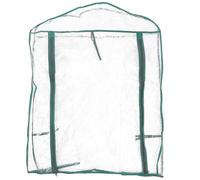 Insulated PVC Greenhouse Cover Replacement Kit for Outdoor Garden Plants and Seedlings Transparent 93X68X49CM