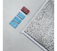 Insulated Refrigerator Cover, Aluminum Foil Insulation Cover for Refrigerators and Windows Silver Multiple Sizes(Magnetic White Edge,90*78cm)