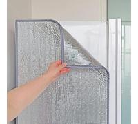 Insulated Refrigerator Cover, Aluminum Foil Insulation Film for Refrigerators and Windows Black Grey Multiple Sizes(Magnet Grey,78x183cm)