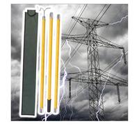Insulated Rescue Hook, Detachable High Voltage Rescue Pole 3M, Emergency Rescue Tool for Substations, Electrical Safety