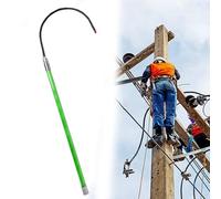 Insulated Rescue Hook,Electrocution Rescue Hooks, Lightweight Electrical Emergency Life-saving Stick, Rescue Pole for Power Station/Electric Power Overhaul/Substation, Insulated Body Rescue (Gree
