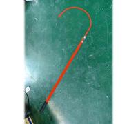 Insulated Rescue Hook, Emergency Protective Equipment Tool for Substations, 39.4" 59.1" 78.7" 118.1" Long High Voltage Rescue Hook(RED,1M/39.4IN/3.3FT)