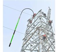 Insulated Rescue Hook - Essential Electrical Safety Tool for Emergency Power Station & Factory Rescues, High-Visibility, Durable, Non-Conductive Design for Safe Operations