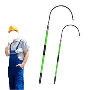 Insulated Rescue Hook, Fiberglass Anti-Shock Tool with Non-Slip Handle for Fire and Electrician Emergency Operations