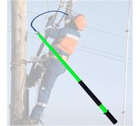 Insulated Rescue Hook for High Voltage Electrical Work, Non-Conductive Body Pull Stick for Emergency Care