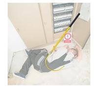 Insulated Rescue Hook,Insulation Emergency Safety Rescue Tools, Portable Firefighter Electrician Power Worker Body Life Hook, Electric Shock Life-Saving Tools For High-Voltage Environments, (Yell