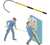Insulated Rescue Hook - Portable High Voltage Emergency Protective Tool for Firefighters and Electricians