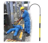 Insulated Rescue Hook with Extendable Pole, Lightweight High Voltage Tool for Emergency Power Repair and Electrocution Rescue