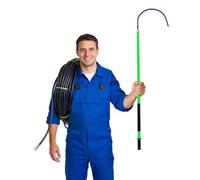 Insulated Rescue Hook with High Voltage Protection, Lightweight Emergency Pole for Electrical Maintenance and Safety