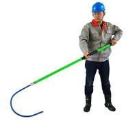 Insulated Rescue Hook with Non-Slip Handle for Electrical Safety and Line Work