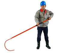 Insulated Rescue Hook with Non-Slip Handle for Electrical Safety and Line Work