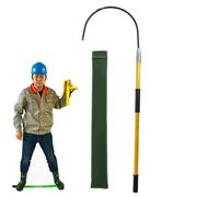 Insulated Rescue Hook with Non-Slip Handle for High Voltage Safety in Fire and Electric Shock Emergencies