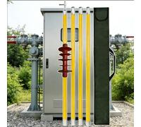 Insulated Rescue Hook with Rainproof Cap for High Voltage Electrical Safety