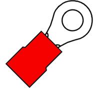 Insulated Ring Terminal M5 SuperPidg PVC 0.5-1.5mm2 - 101480 [100 Pieces]