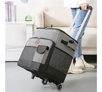 Insulated Rolling Cooler Bag Extended Collapsible, Insulated Box with Handle, Portable Beverage Cooler with Wheels, Waterproof Cool Bag for Picnic Camping Festivals and Outdoor or Home grey
