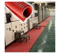 Insulated Rubber Safety Mat for Electricians, High Voltage Protection in Factories and Workshops