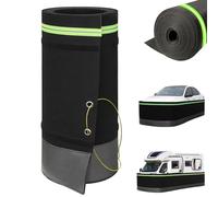 Insulated Rv Skirting for Winter, 80cm Tall Easy Installation Rv Skirting for Winter Camper Insulated Skirt with Bottom Iron Mesh/Lock Cable, for Mobile Homes and Travel Trailers (20m)