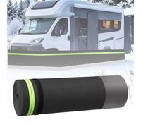 Insulated RV Skirting with Reflective Strip and Steel Mesh, Wind and Snow Proof for All-Seasons Use