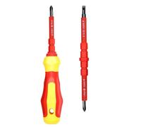 Insulated Screwdriver - Household Hand Screwdriver,Multipurpose Electrical Screwdriver Set, Magnetic Tip Interchangeable Screwdriver for Repairing