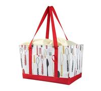 Insulated Shopping Bag - Reusable Grocery Bags Waterproof | Large Capacity Foldable Tote with Reinforced Handles, Thermal Cooler Bag for Food Delivery, Market, Travel, Beach, Camping Use