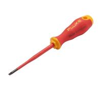 Insulated Slotted Screwdriver 5/32x4 in, 4 mm x 100 mm, 1,000 V