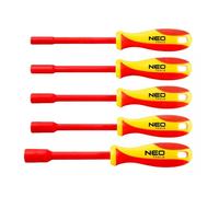 Insulated Socket Screwdriver Set 1000V, 5 pcs NEO