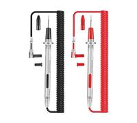Insulated Spring Stretch Probe Test Leads Pin Digital Tester Lead Wire Pen Cable for FigitalMultimeters Multi Functional Silicone Gel Drawing Office Supplies School Stationery Art Supplies