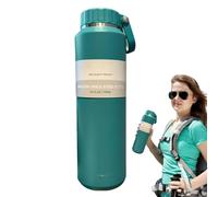 Insulated Stainless Steel Water Bottle - 710ml Portable Vacuum Flask for Hiking School Travel Camping Cycling Sports Outdoor Activities