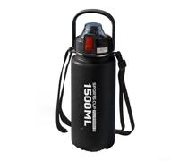 Insulated Stainless Water Bottle 710ml Dual Sip Lid(Black 1500ml)