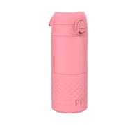 ION8 Insulated Travel Mug, Leak Proof, Triple Lock Secure, Spill-Free in Transit, Hygienic Cover, Easy-to-Clean, Perfect On-The-Go, Soft Base, Stainless Steel, Rose Pink