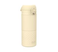 ION8 Insulated Travel Mug, Leak Proof, Triple Lock Secure, Spill-Free in Transit, Hygienic Cover, Easy-to-Clean, Perfect On-The-Go, Soft Base, Stainless Steel, Tuberose Cream