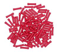 Insulated Straight Butt Connectors Electrical Crimps Terminals Red 100pc