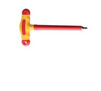 Insulated T-Handle Hex Key Wrench Set for -T40, 1000V VDE-Certified High-Voltage Electrical Tool, Alloy Steel with Dual-Color TPE Insul(T35)