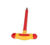 Insulated T-Handle Hex Key Wrench Set for -T40, 1000V VDE-Certified Voltage-Resistant Electrician Tool, Alloy Steel with Dual-Color TPE Insulated Handle(T40)