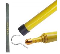 Insulated Telescopic Height Measuring Stick with Carry Bag, 20 33 40 50 60 Ft Folding High Voltage Electrical Insulation Poles Tower Ruler, Something To Measure Height Of Trees(Yellow,32.8ft/10m)
