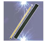 Insulated Telescopic Measuring Pole, 6 8 10 12 15 18m Power Measuring Stick/Rod with Carrying Bag, Commercial Electrical Safety Tool for Forestry/Power Utility Work(Yellow,49.2ft/15m)