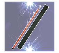 Insulated Telescopic Measuring Pole, 6 8 10 12 15 18m Power Measuring Stick/Rod with Carrying Bag, Commercial Electrical Safety Tool for Forestry/Power Utility Work(Orange,32.8ft/10m)