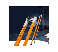 Insulated Telescopic Measuring Pole for Height and Voltage Assessment, Non-Conductive Tool with Carry Bag for Electrical Safety in Trucking and Industrial Applications