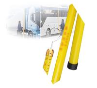 Insulated Telescopic Measuring Pole, Telescopic Measuring Rod, Adjustable Height Tool for Electrical Work, Construction and Surveying,（Yellow,10m/35.8ft）