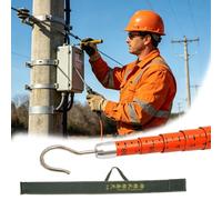 Insulated Telescopic Measuring Pole, Telescopic Measuring Stick, Non-Conductive Survey Rod with Carrying Bag, Measurement Tool for Live Power Line Work and Substations,（size_name,10 m/32.8 f