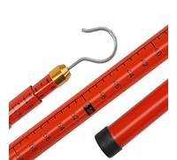 Insulated Telescopic Ruler for Electrical Work Lengths 19.7/26.2/32.8/39.4/49.2/59 ft, High Voltage Measuring Stick with Carry Bag, for Power Line Gap Checks(Orange,12m/39.4ft)