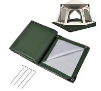 Insulated Tent Floor Mat - Thickened Insulated Tarp Waterproof - Foldable Tent Area Portable Outdoor Survival Tarp Camping Floor Mat for Beach Picnic