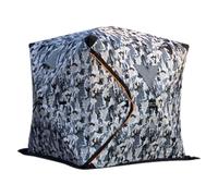 Insulated Tent Warm Waterproof Portable Windproof Sheds | Ice Fishing House for Boating Offshore Freshwater Saltwater Deck Shore Surf River Lake Pond Beach Camping