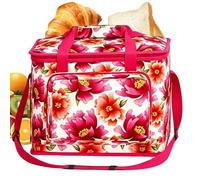 Insulated Tote Bag | Waterproof Insulated Carrier Box with Zipper, Picnic Basket - for Beach Catering Travel Shopping BBQ Camping Takeaway Drink Buffet Grill Tailgate Commuter Housekeeping