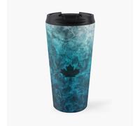 Insulated Travel Coffee Mug Black Ice - JTF2 Roufxs-RB Stainless Steel Cup Tumbler 17oz