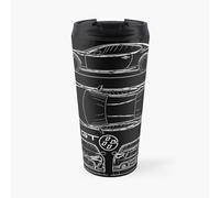 Insulated Travel Coffee Mug The GT86 Blueprint Stainless Steel Cup Tumbler 17oz