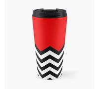 Insulated Travel Coffee Mug Twin Peaks - Black Lodge Pattern Stainless Steel Cup Tumbler 17oz